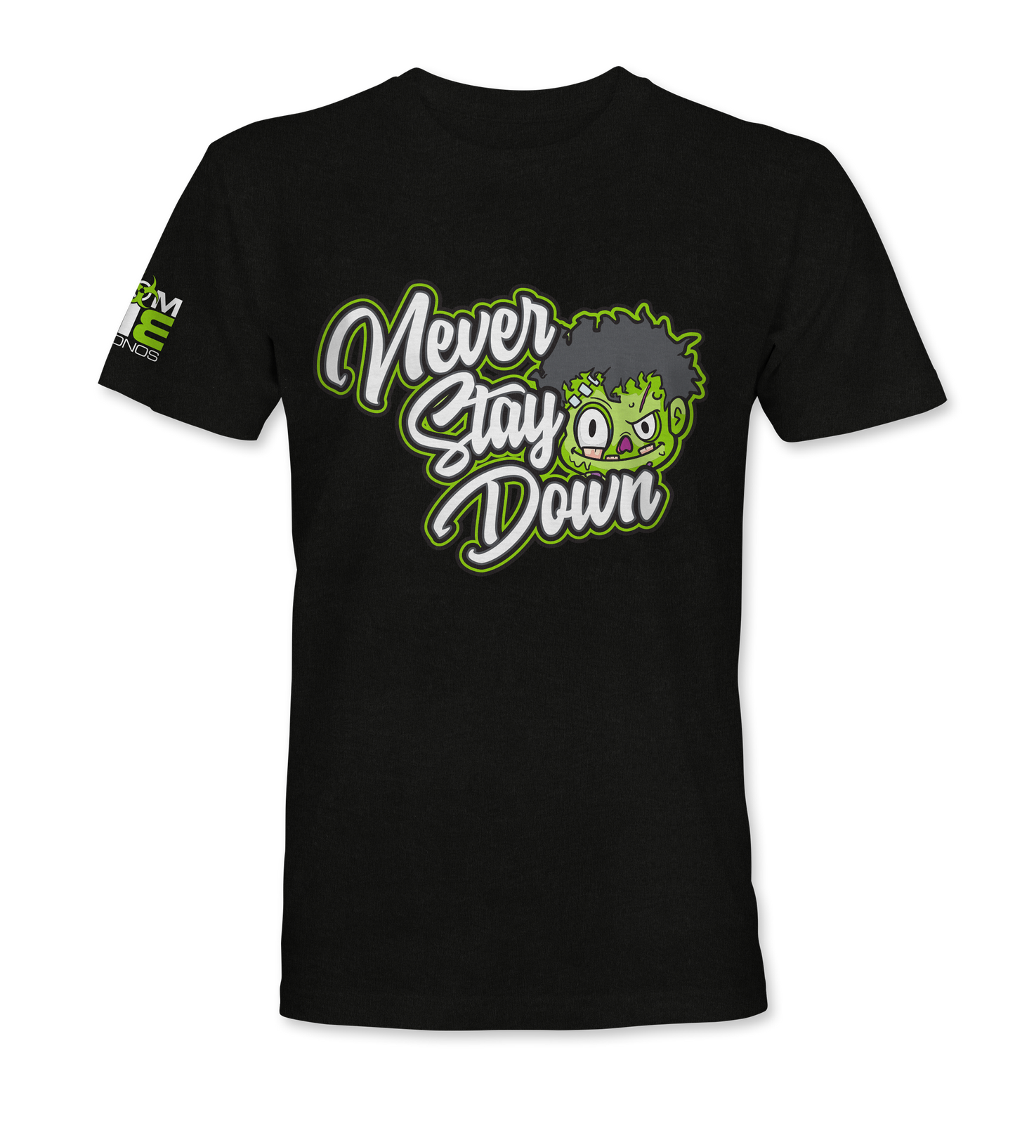 Never Stay Down Script Tee